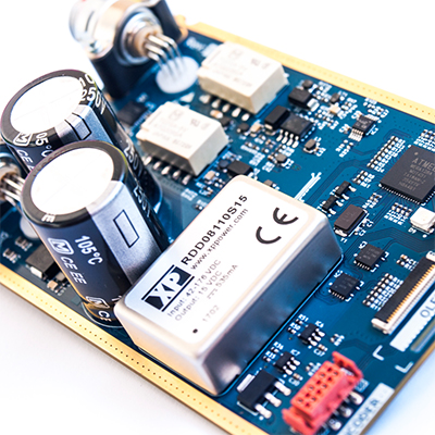 Elektronikkort och prototyphårdvara.